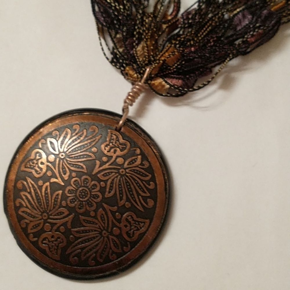 Handmade Ladder Ribbon Necklace! - Picture 7 of 8